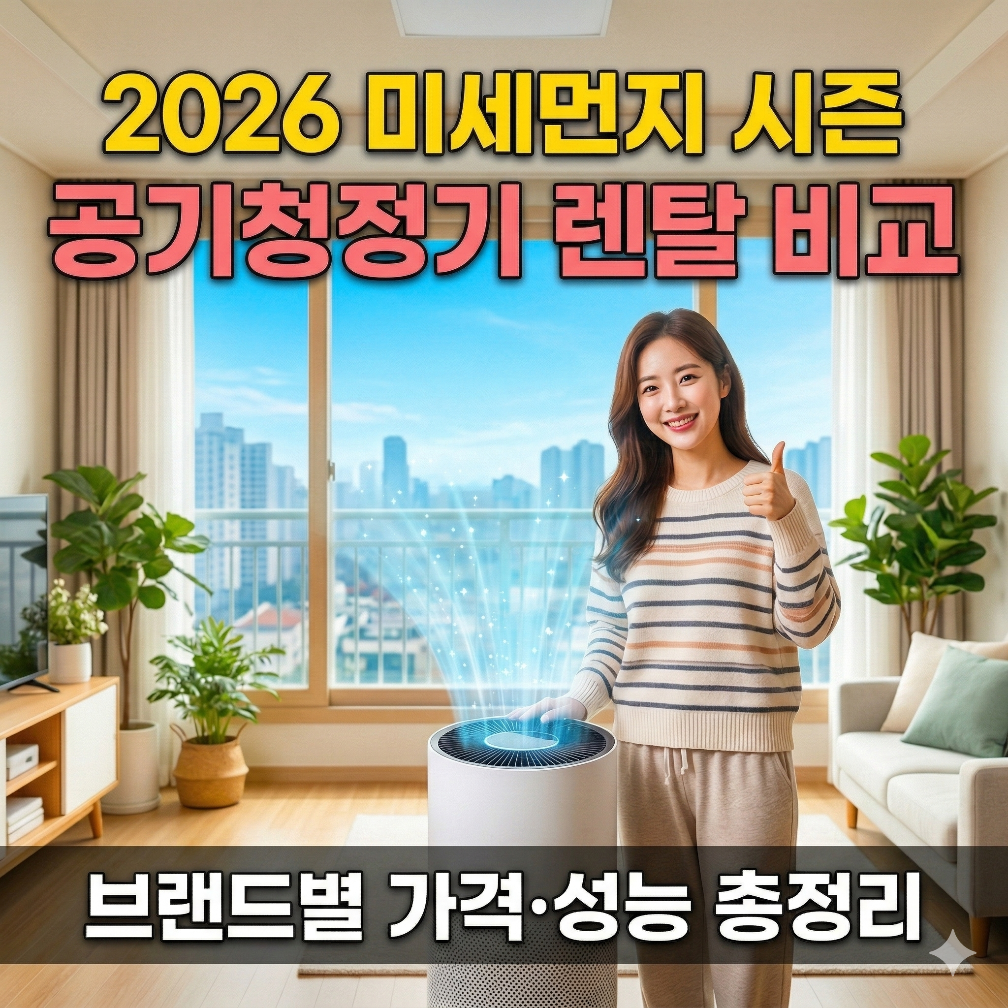 2026 공기청정기 렌탈 비교 분석, 브랜드별 상세 정보