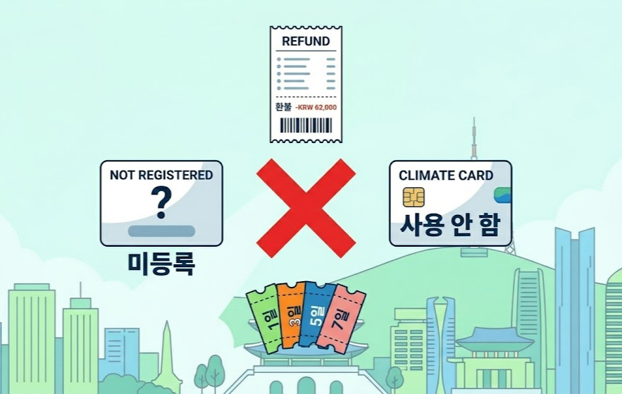 기후동행카드 페이백 받지 못하는 4가지 경우