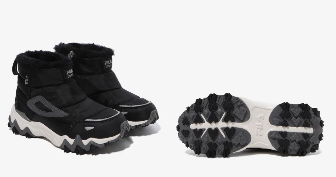 필라 키즈 방한화 모델 오크먼트 부츠 KD