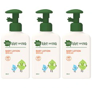 그린핑거 촉촉한 자연보습 베이비로션&#44; 320ml&#44; 3개