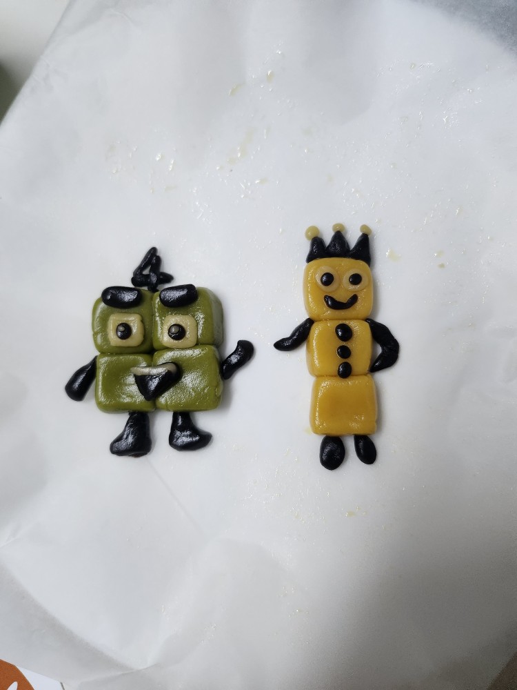 넘버블럭스 모양 쿠키