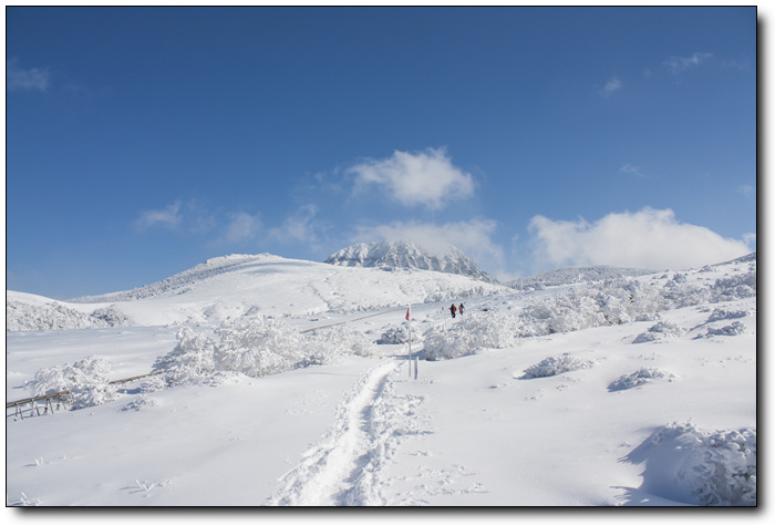 한라산 설경