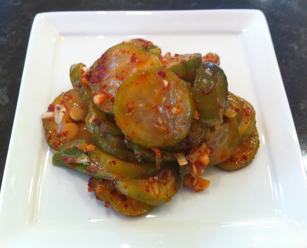 오이장아찌 무침