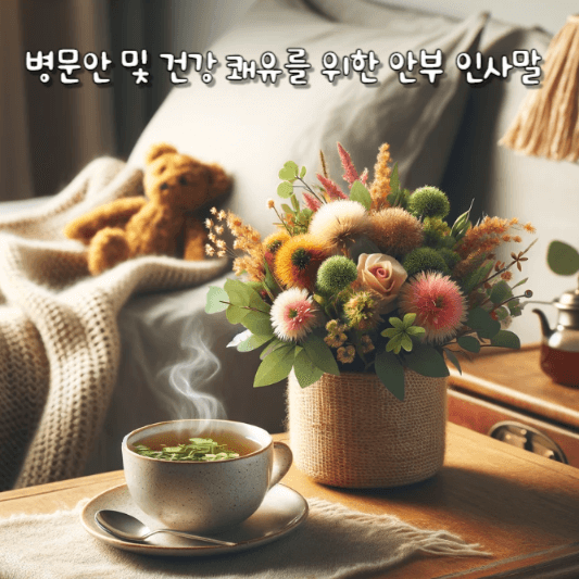 병문안 건강 안부 인사말