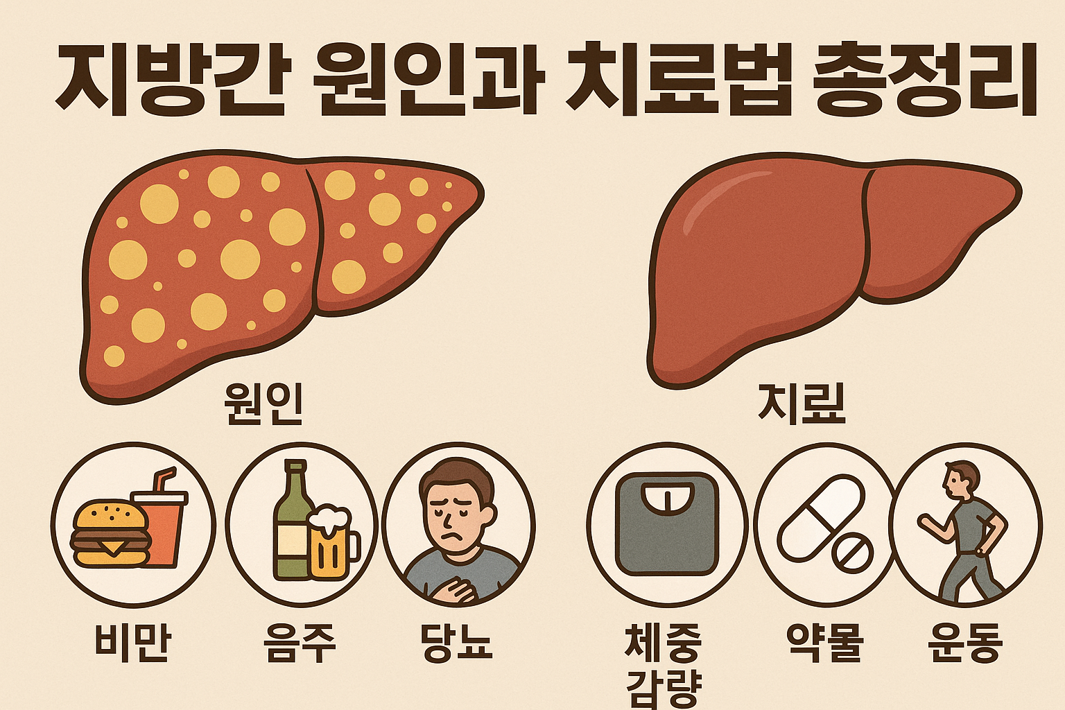지방간 원인과 치료법