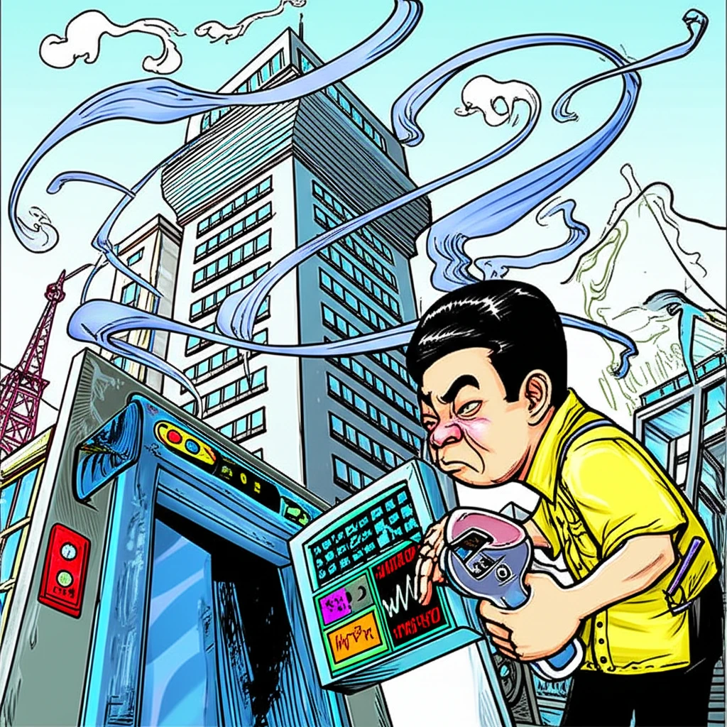 반복적인 엘리베이터 재개문 원인인 정..