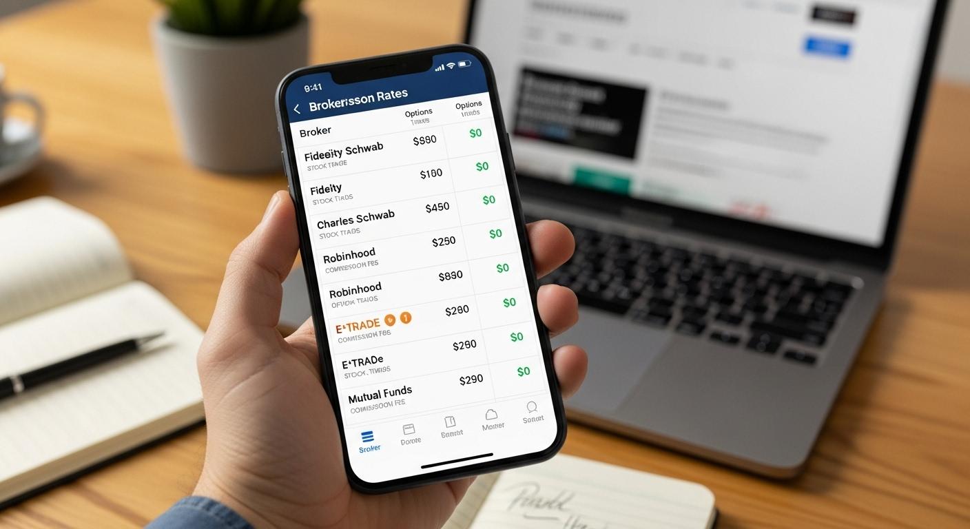 증권사 수수료율 조회