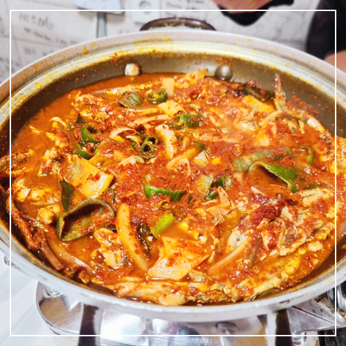 멸치 쌈밥