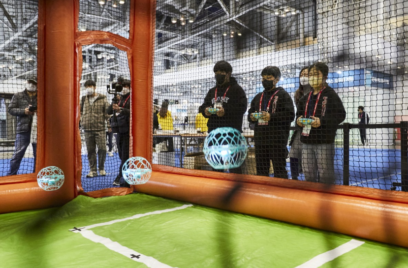 드론쇼-시연프로그램-드론축구