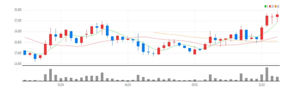 씨앤씨인터내셔널 주봉