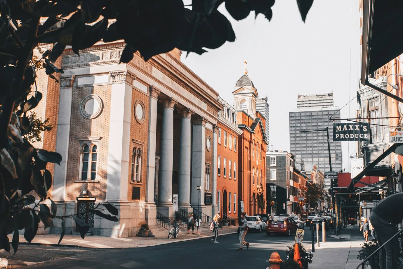 필라델피아 골목 사진