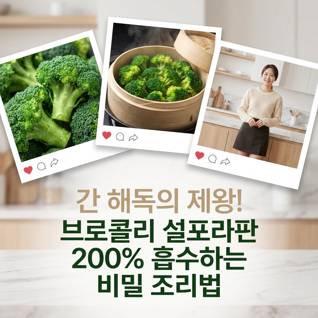 브로콜리 설포라판 간 해독 최고! 피로물질 분해하는 법 솔직 후기 장단점 비교 비용 공개
