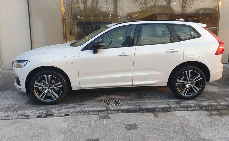 XC60 입고 당시 모습 옆면