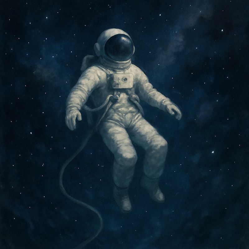 우주를 떠도는 꿈 해몽 – 현실을 벗어나고픈 마음