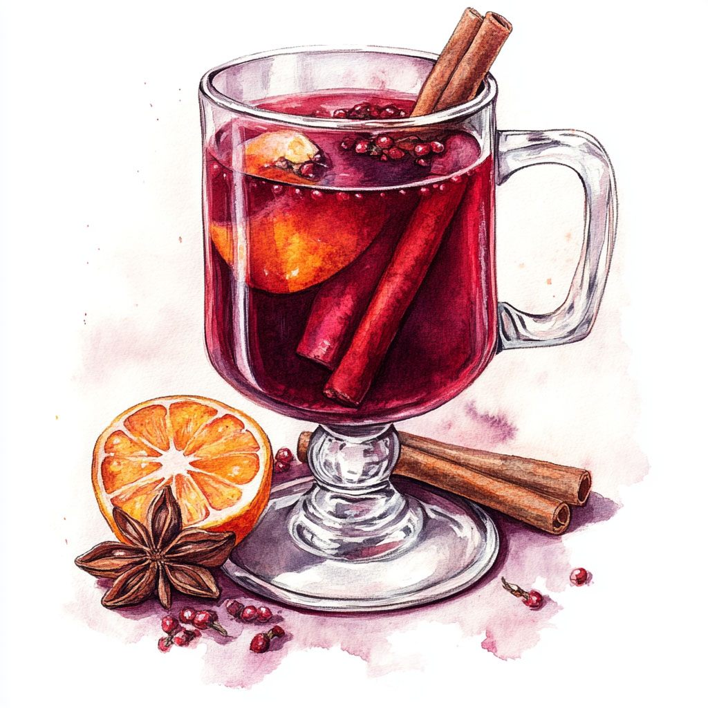 유럽의 건강 음료 뱅쇼