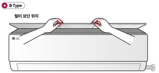 벽걸이 에어컨 청소 방법