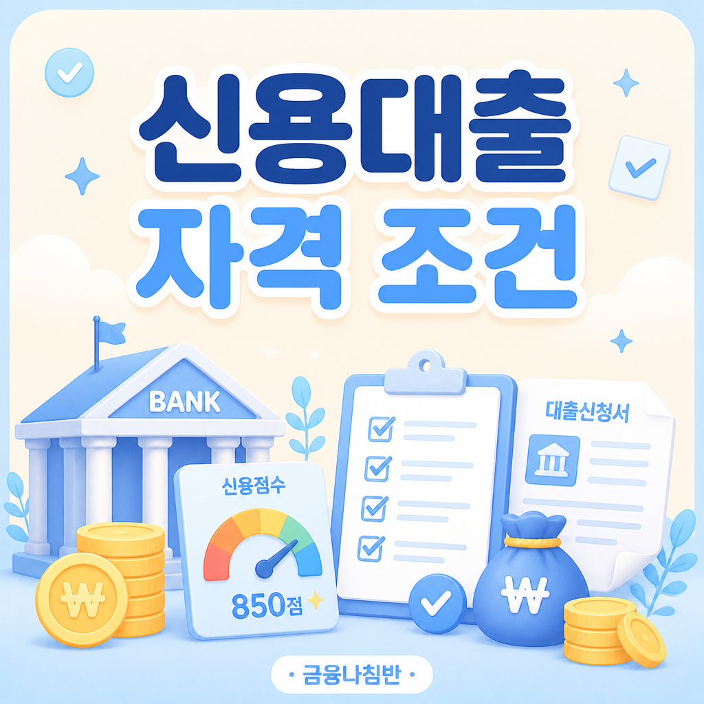 신용대출 자격 조건