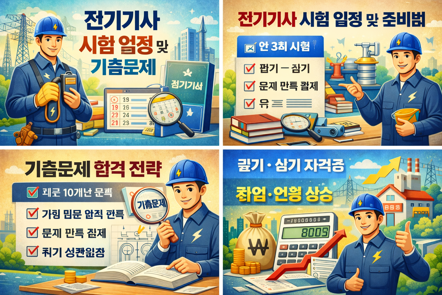 요양보호사&middot;공인중개사&middot;전기기사 난이도&middot;합격률 BEST 5 비교｜나에게 맞는 자격증은?