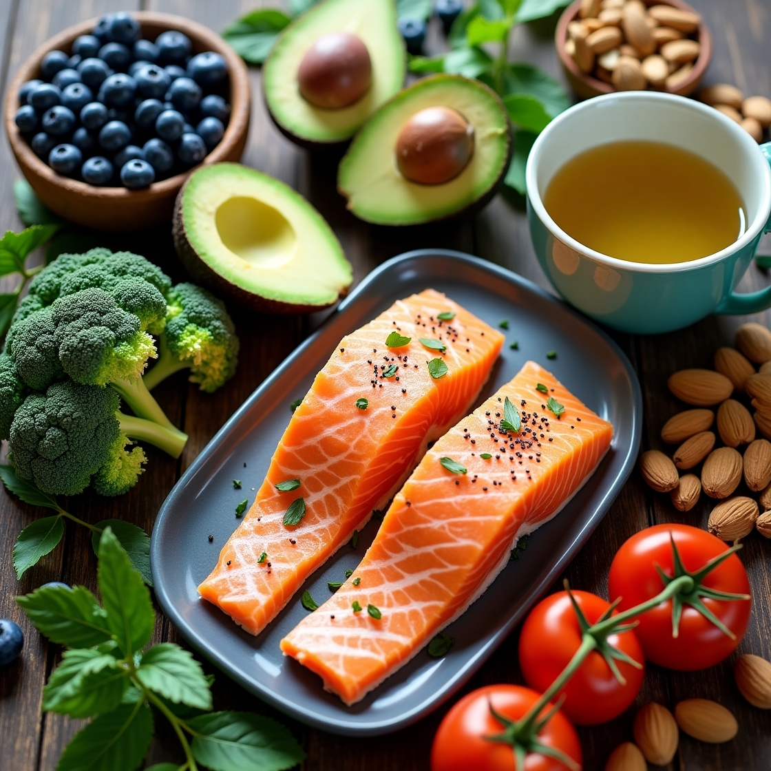 노화 예방에 좋은 슈퍼푸드 음식들