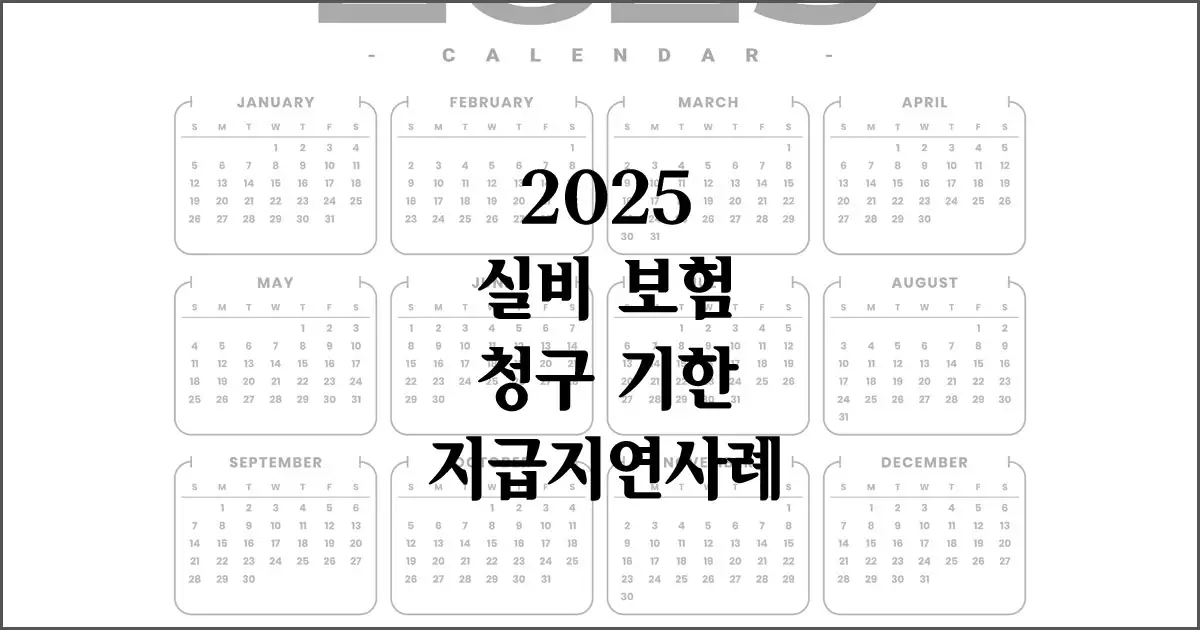 실비보험 청구 기한 3년