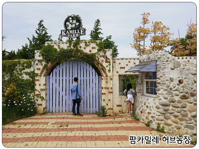 팜카밀레 허브농원입구