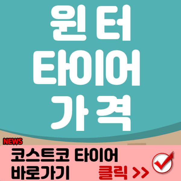 윈터 타이어 가격 썸네일