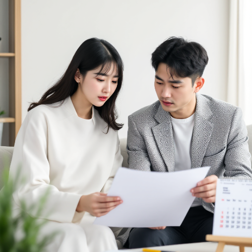 아동수당-내용을-확인하는-부부