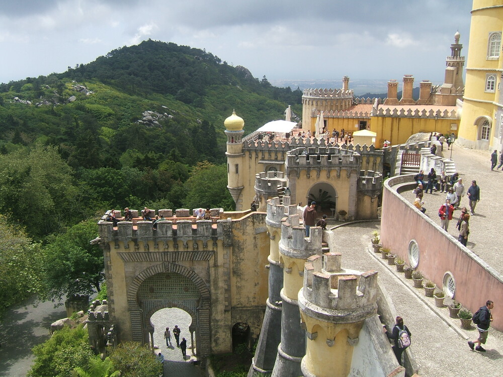 포르투갈 리스본 신트라 문화경곤 유네스코 세계문화유산 페냐성 무어성 헤갈레이라별장 트라베세이루스