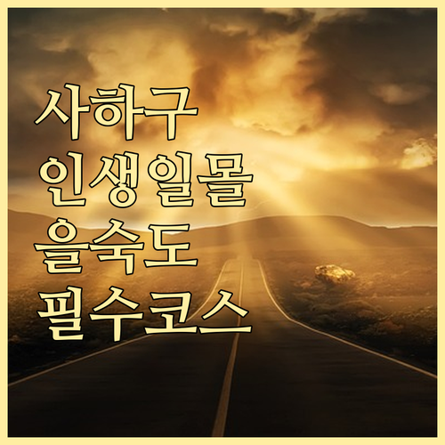 부산 사하구 가볼만한곳 일몰 명소와 ..