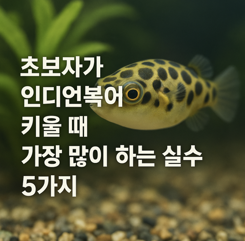 초보자가 인디언복어 키울 때 가장 많이 하는 실수 5가지