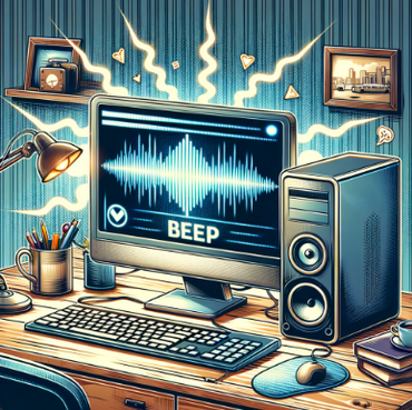 컴퓨터-비프음-화면