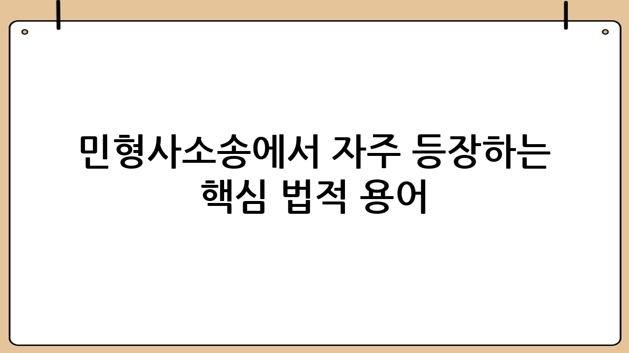 민형사소송에서 자주