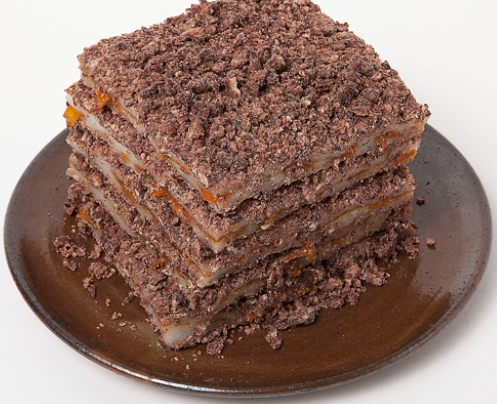 한국의 떡 종류 호박떡-호박고지시루떡