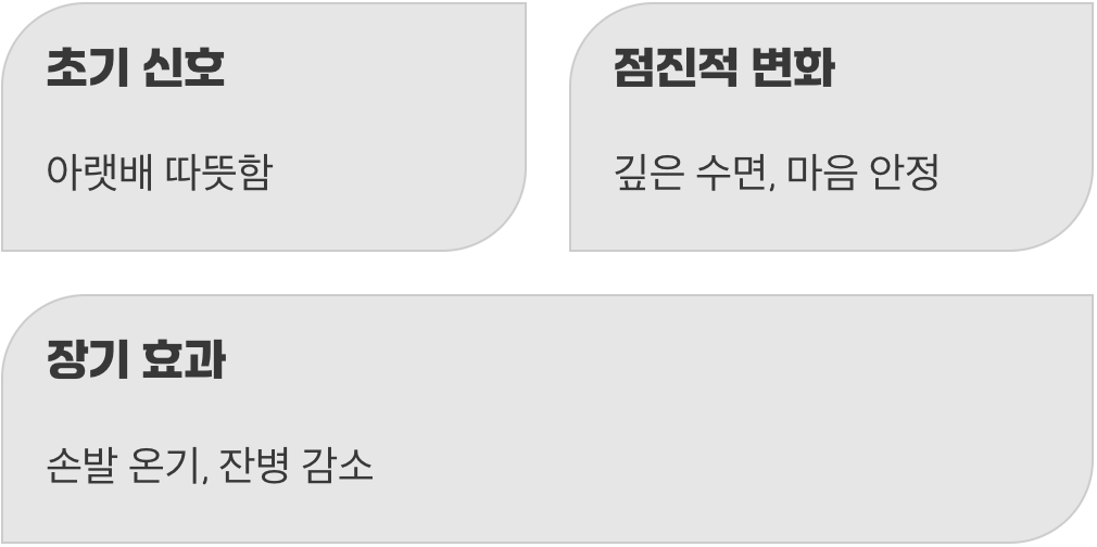 몸의 목소리에 귀 기울이기