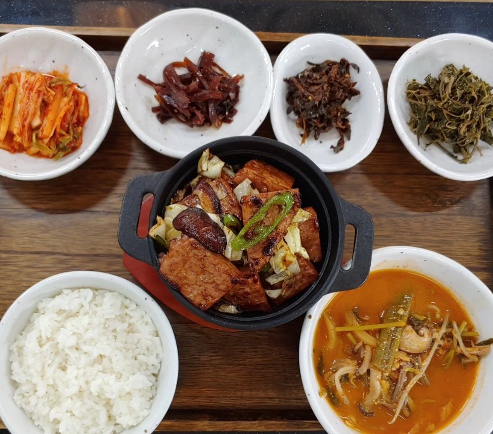 한국기행 대안스님의 자연밥상 한상차림