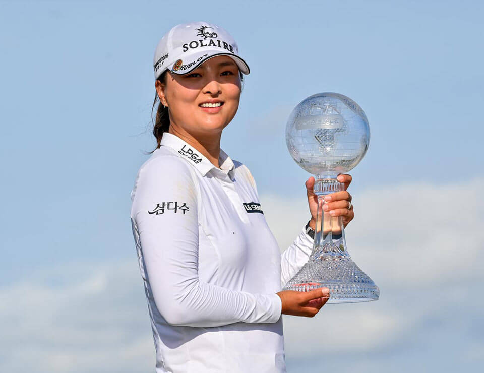 2020년 우승자 고진영 선수