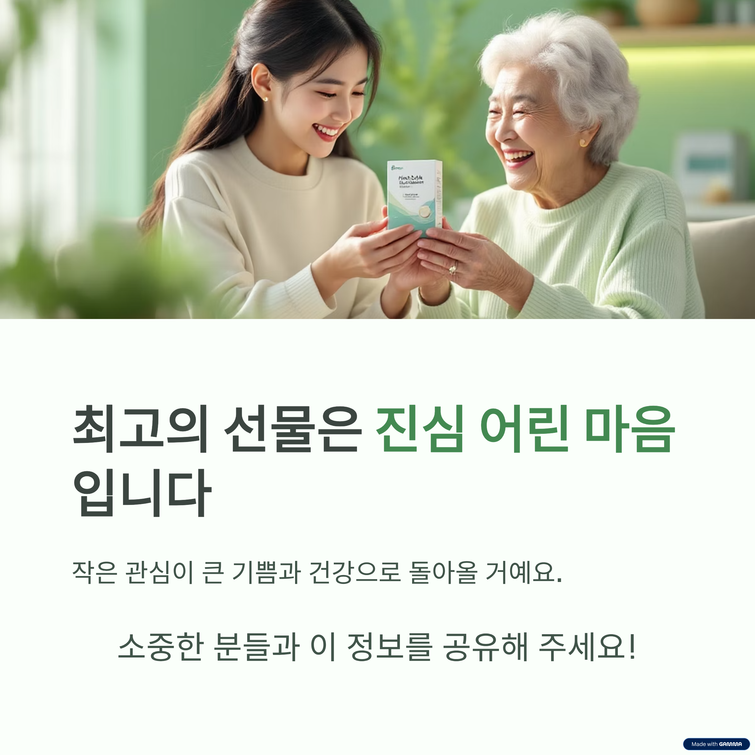 시니어 건강식품