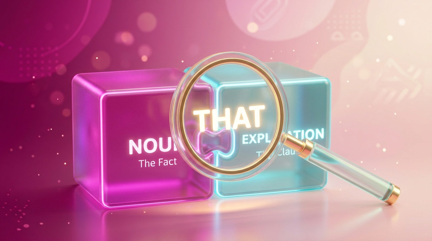 동격의 that vs 관계대명사 that