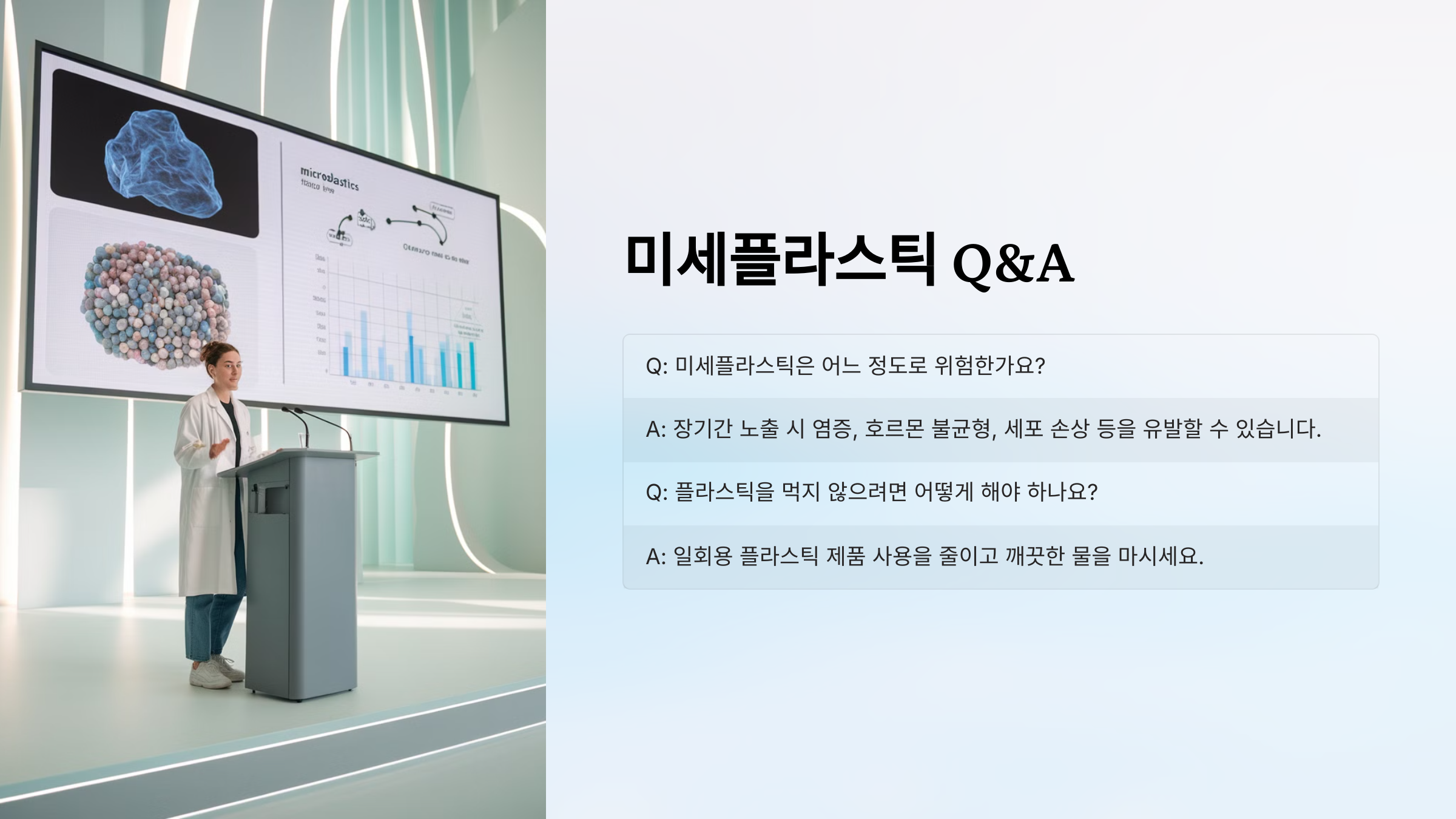 미세플라스틱 Q&amp;A PPT
