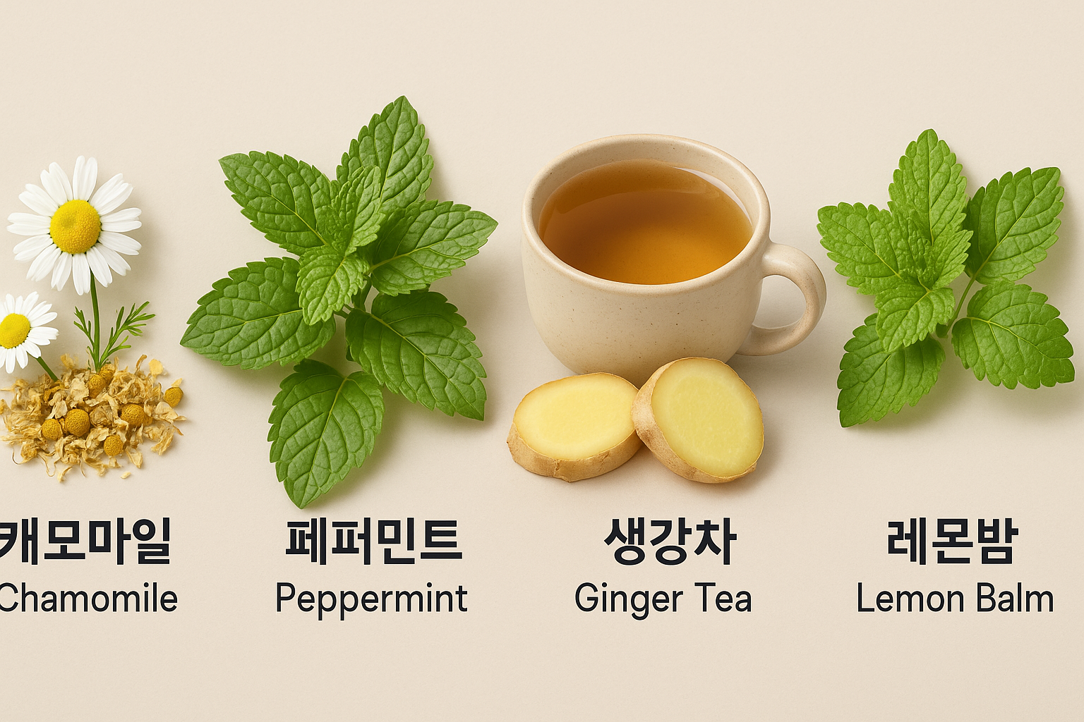 속이 울렁거릴 때 좋은 차