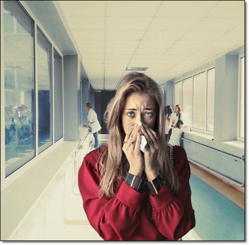 면역력 저하로 인한 감기 환자