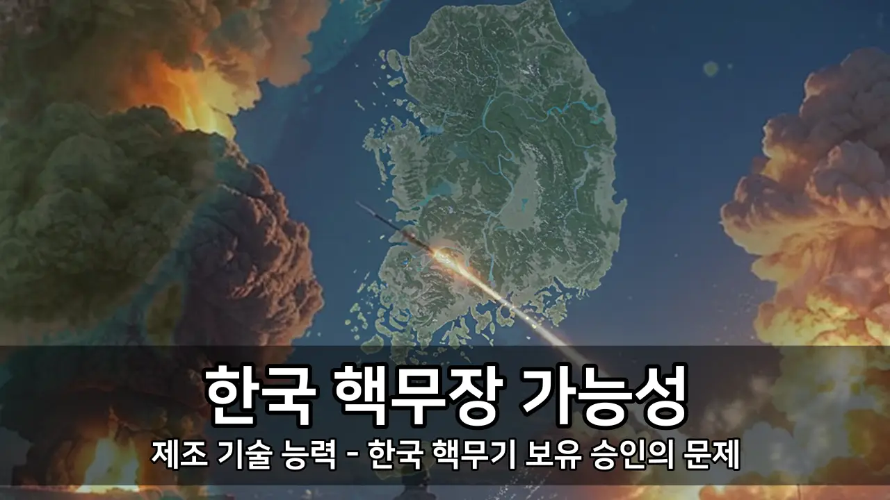 한국 핵무장 가능성과 제조 기술 능력 - 한국 핵무기 보유 승인의 문제