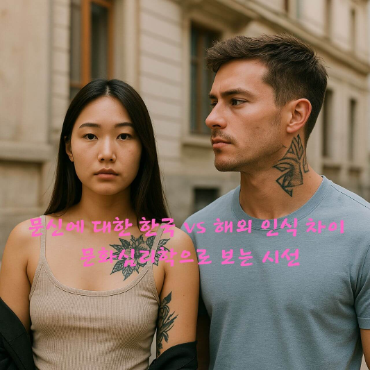 문신문화, 문신심리학, 문화심리학, 한국문신인식, 해외문신문화,
개인주의문화, 집단주의사회, 문신편견, 문화차이, 사회인식비교