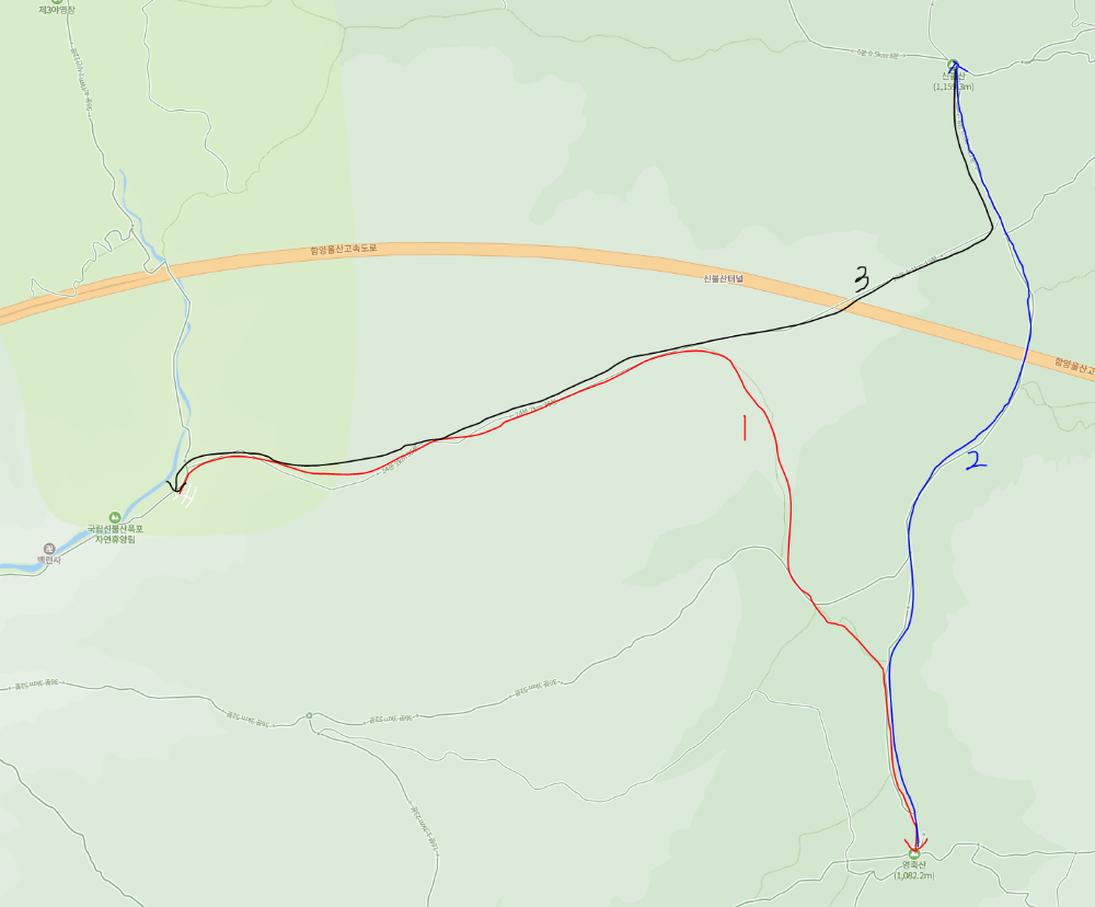 영축산 신불산 연계 산행 코스