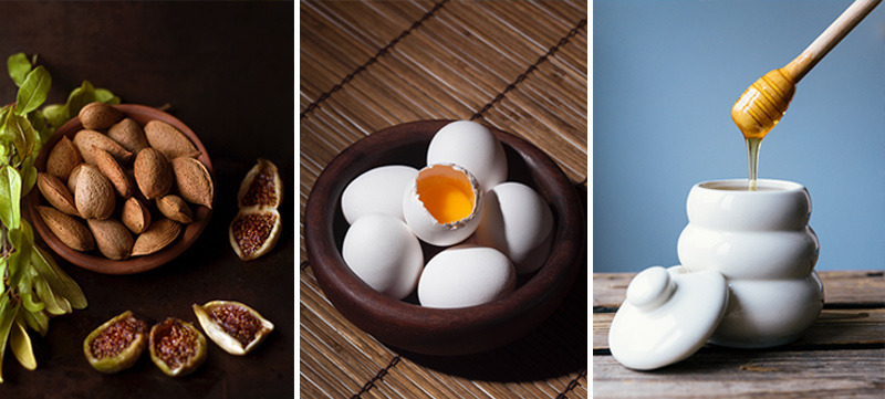 템페라 용매제들(무화과, 계란, 벌꿀)