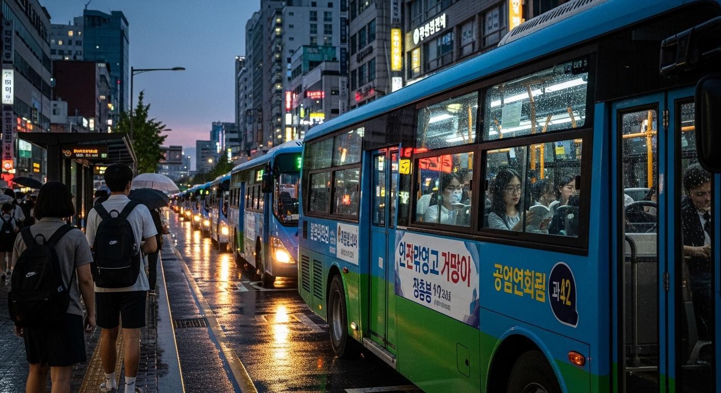 수능 전날 시내버스