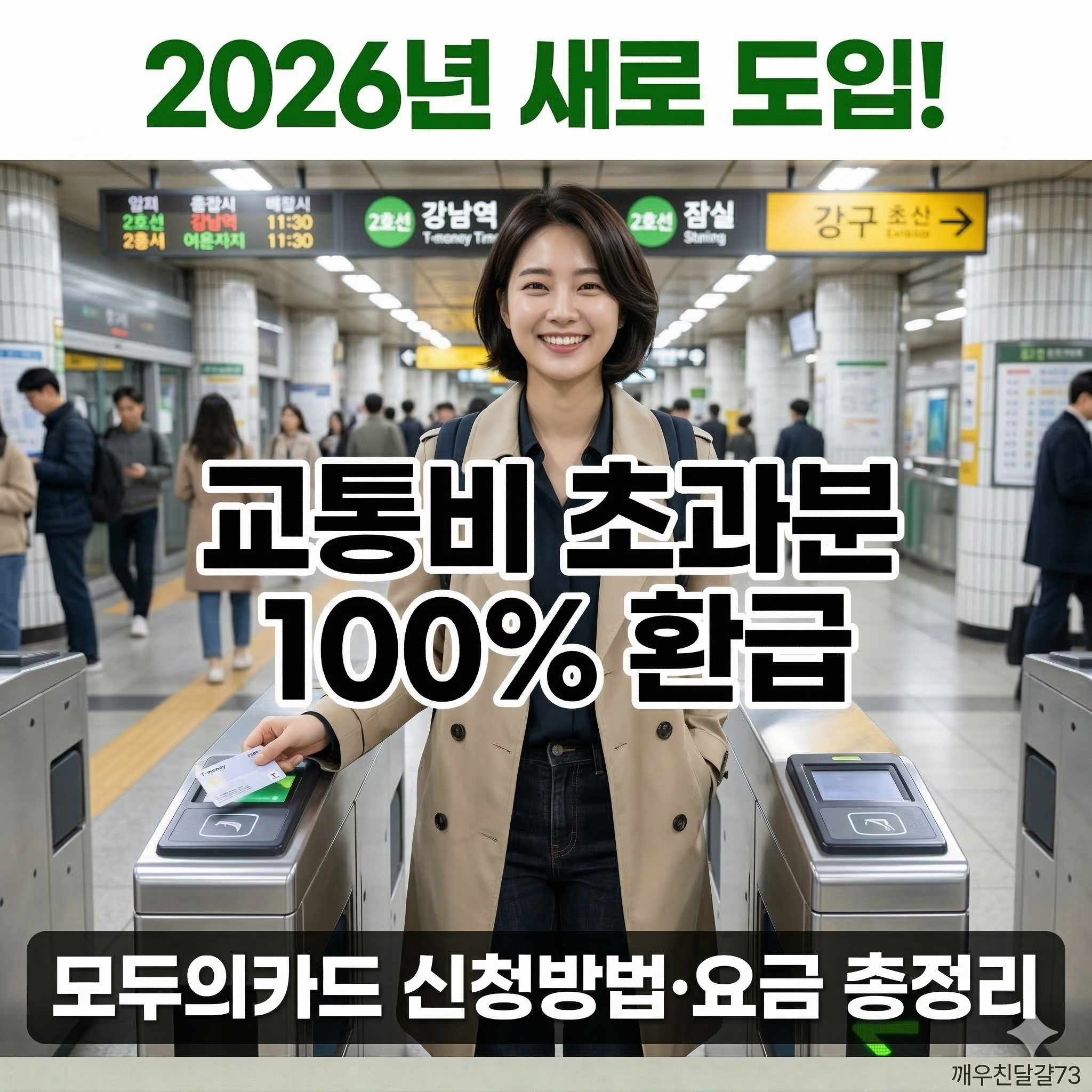 2026 대중교통 정액패스 모두의카드 신청방법·요금·혜택 총정리