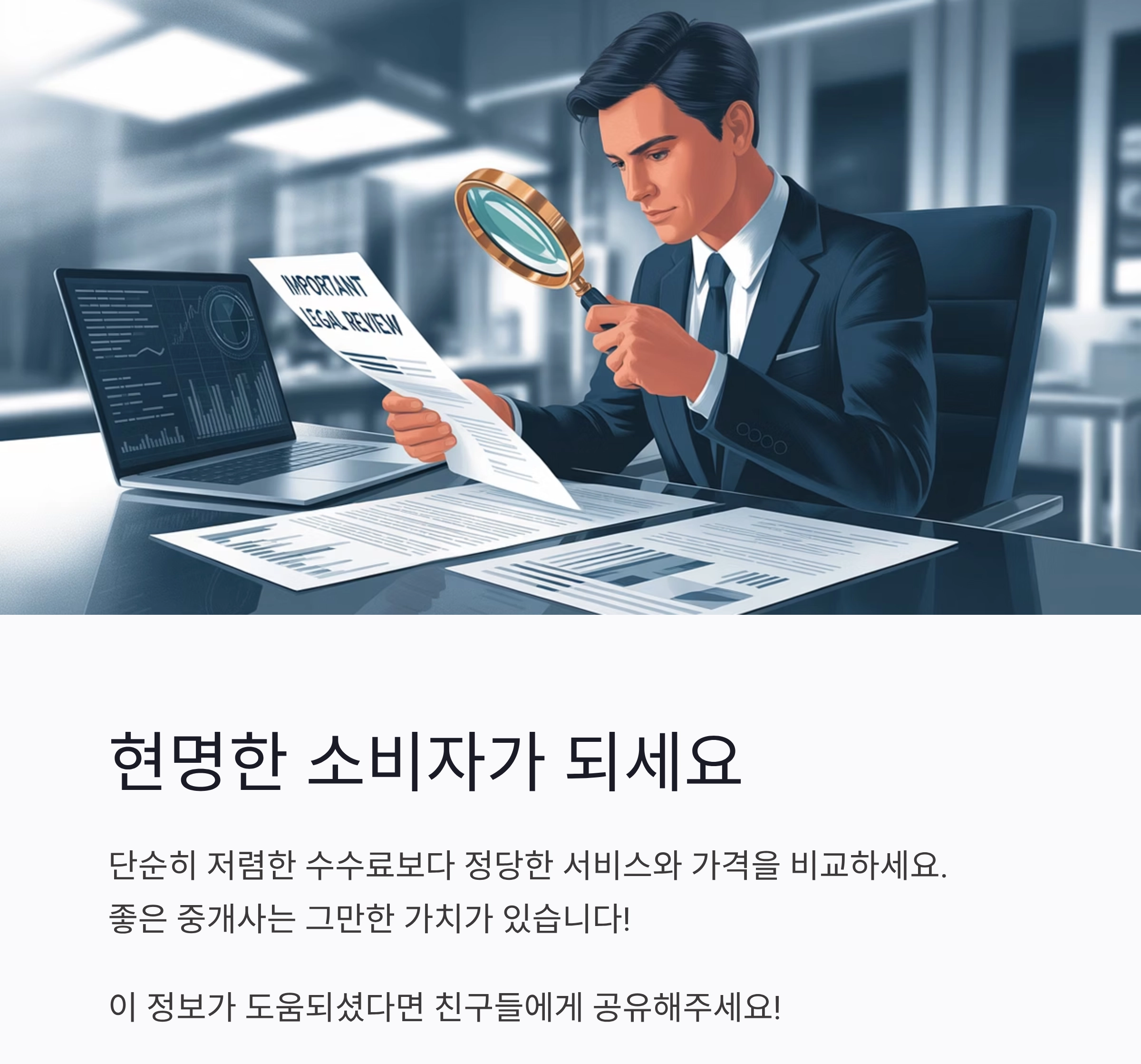 중개수수료율 비교, 현명한 부동산 거래의 시작