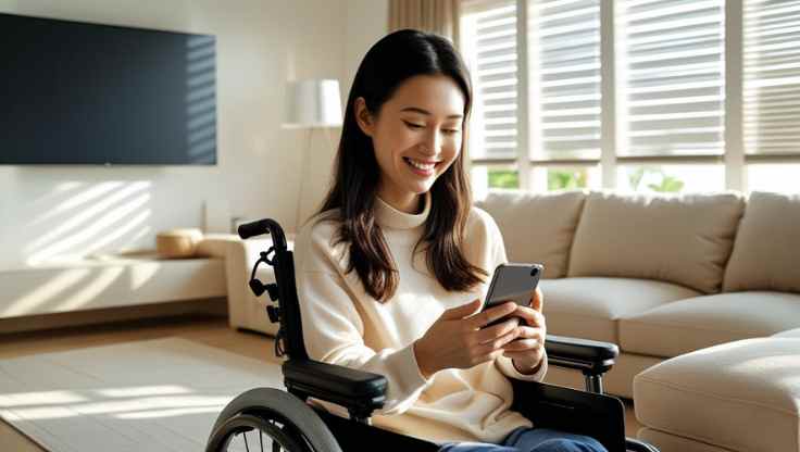 장애인을 위한 스마트홈 앱의 효과