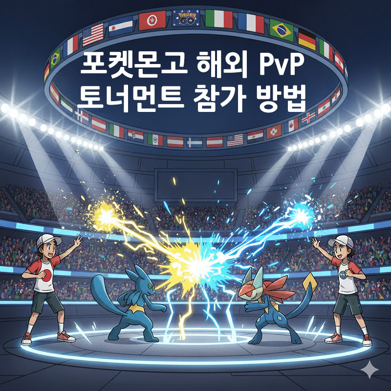 포켓몬고 해외 PvP 토너먼트 참가 방법 완전 가이드